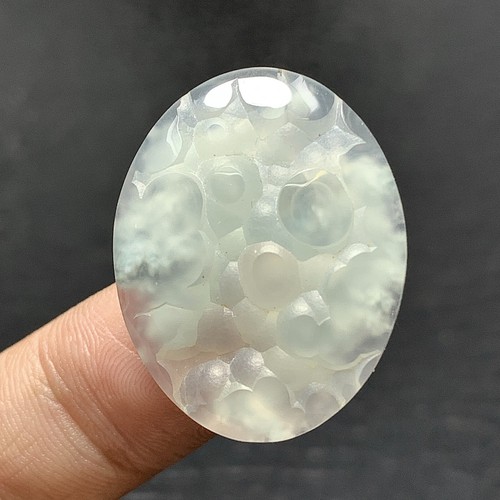 Botryoidal Chalcedony Cabochon 28x22x5mm High Quality 21.5 ct - Picture 3 of 8
