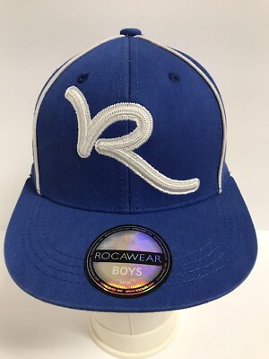 Rocawear Hat Rocawear Boys Kids Youth Blue Fitted Hat