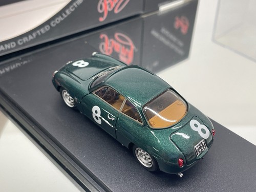 BANG 7303 ALFA ROMEO GIULIETTA SZ TARGA FLORIO 1961 #8 -GREEN 1:43- GOOD IN BOX - Imagen 7 de 10