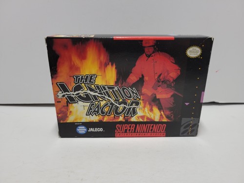 Ignition Factor Super Nintendo SNES Complete in Box CIB w/ Protector - Picture 7 of 13