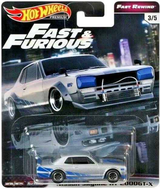 2019 Hot Wheels Fast & Furious Premium Fast Rewind Complete