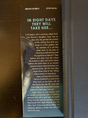 Eight Days To Live - a novel by Iris Johansen 9780312368159| eBay