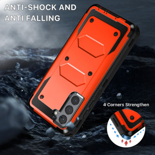 Funda a prueba de golpes para Samsung Galaxy S21 FE 5G con protector de pantalla de privacidad - Imagen 81 de 91