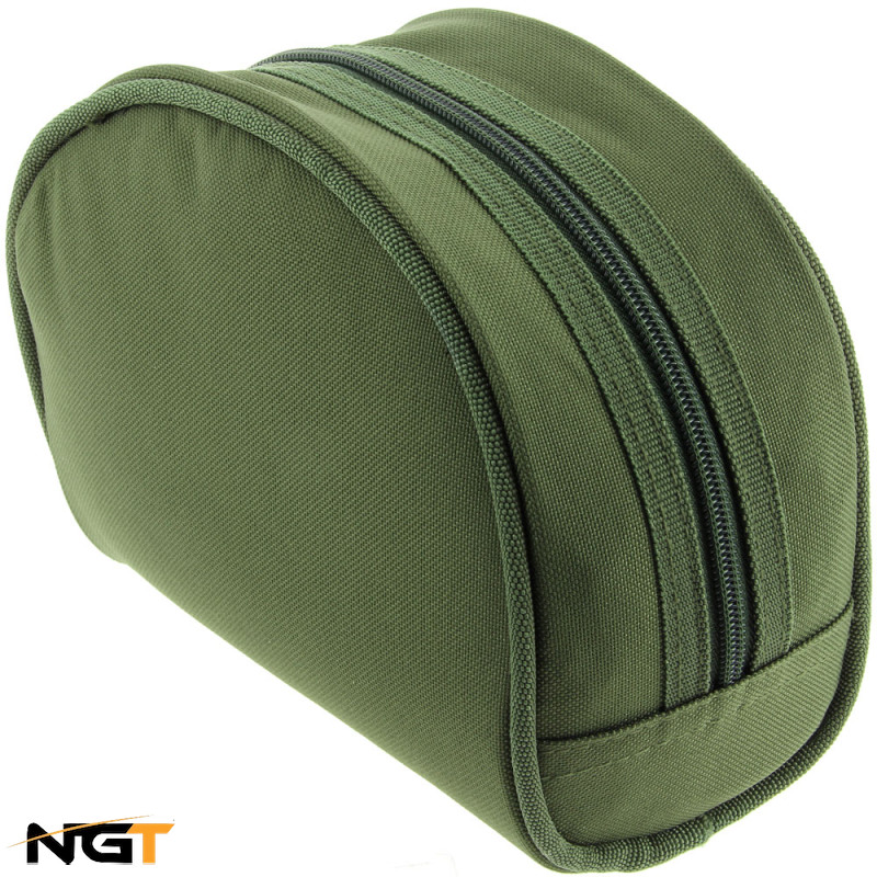 NGT Fishing Padded Reel Case NGT Holder Bag Khaki Green Case Carp Coarse Tackle