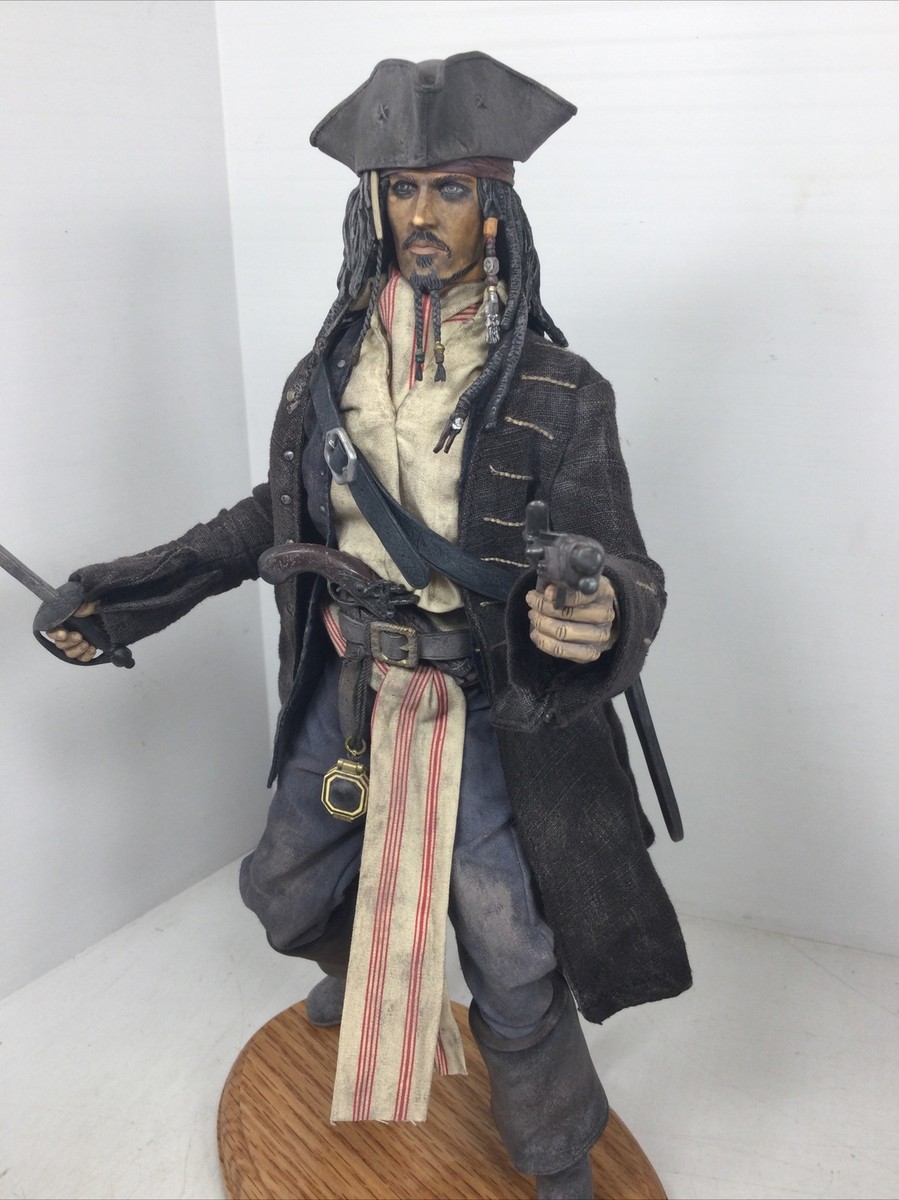 1/6 CUSTOM CAPTAIN JACK SPARROW PIRATES OF THE CARIBBEAN +SWORD
