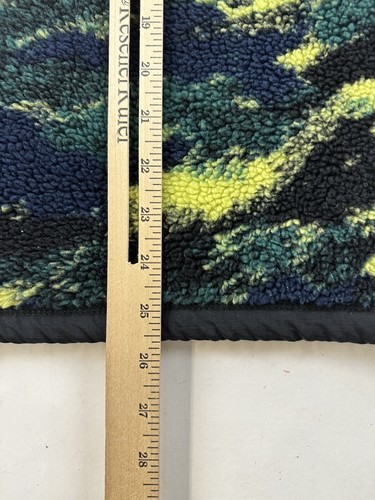 American Eagle Jacket Mens Small Colorful Camouflage Full Zip Sherpa Fleece - Picture 5 of 6