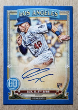 2020 Topps Gypsy Queen Blue Gavin Lux Auto RC /99 Los Angeles Dodgers Autograph
