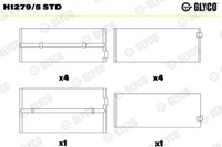 Glyco Kurbelwellenlager FüR Land Rover Defender Station Wagon L316 2.5 Tdi 4X4