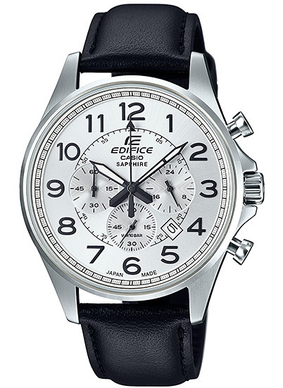 casio edifice chronograph black dial men's watch