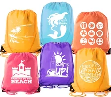 Mato & Hash Summer Pool and Beach Party Drawstring Backpacks For All Ages!