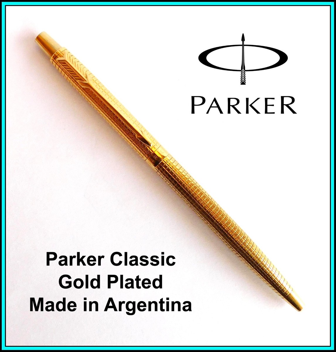 PARKER Gold Plated CLASSIC Ciseled Ballpoint Pen 1970's - Made in