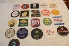 Lot of 21 Assorted Beer Beverage Bar Coasters  Craft Various Breweries Drink Mat
