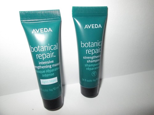 Aveda Botanical Repair Strengthening Shampoo & Masque .34 oz. Each Travel Sz. - Picture 2 of 2