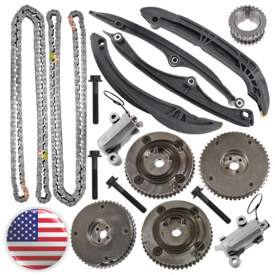 #ad Timing Chain Kit Camshaft Adjuster VVT In Ex For Lincoln Ford Navigator XL 3.5L $296.23