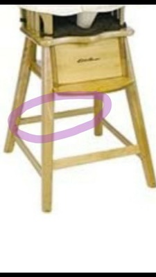 wooden eddie bauer high chair