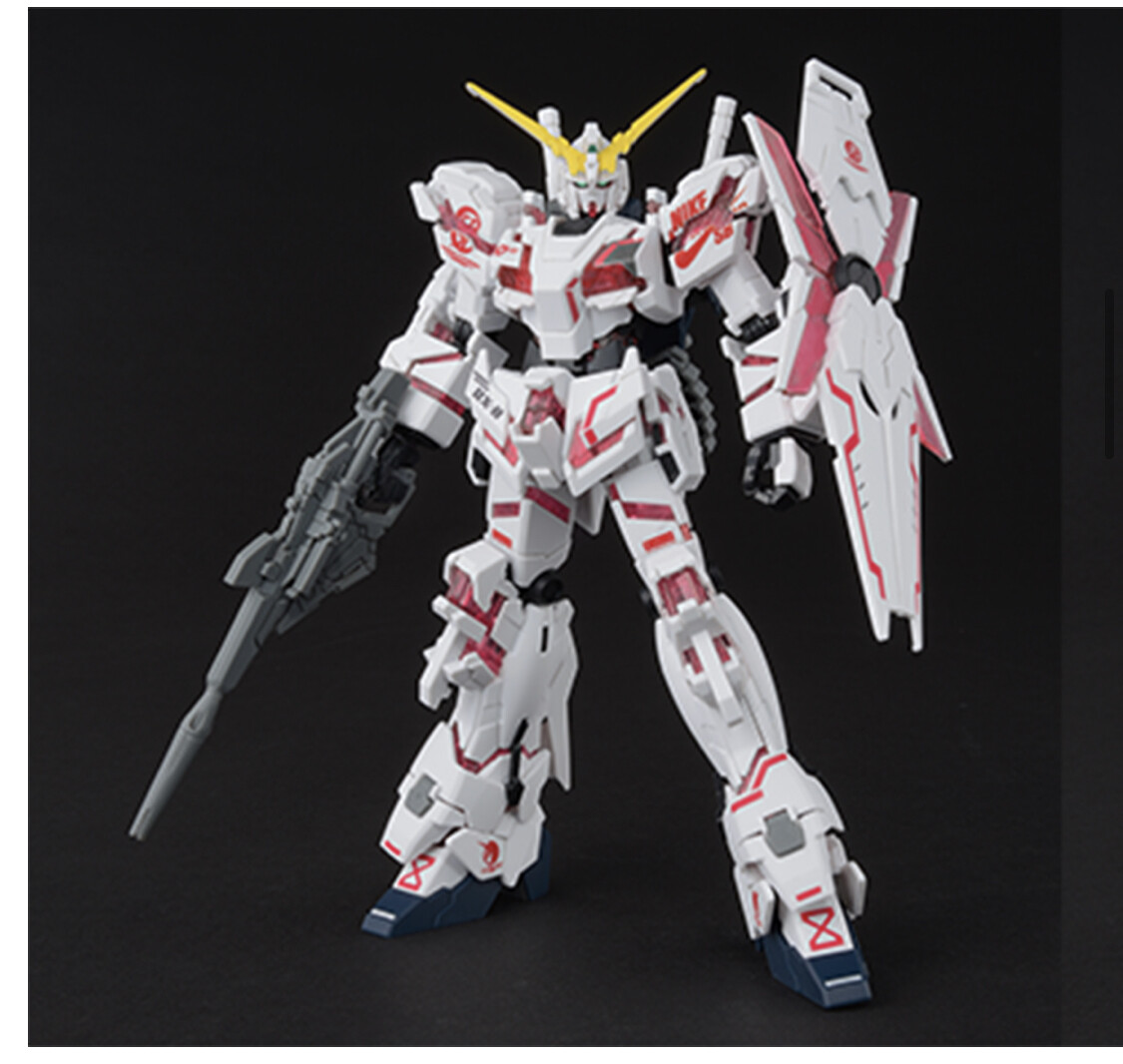 HG 1/144 Unicorn Gundam (Destroy Mode) Ver. Nike SB model