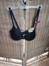 Maidenform Extra Coverage Bra Size 34B Black Smoothtec Band Style DM7540 NWT