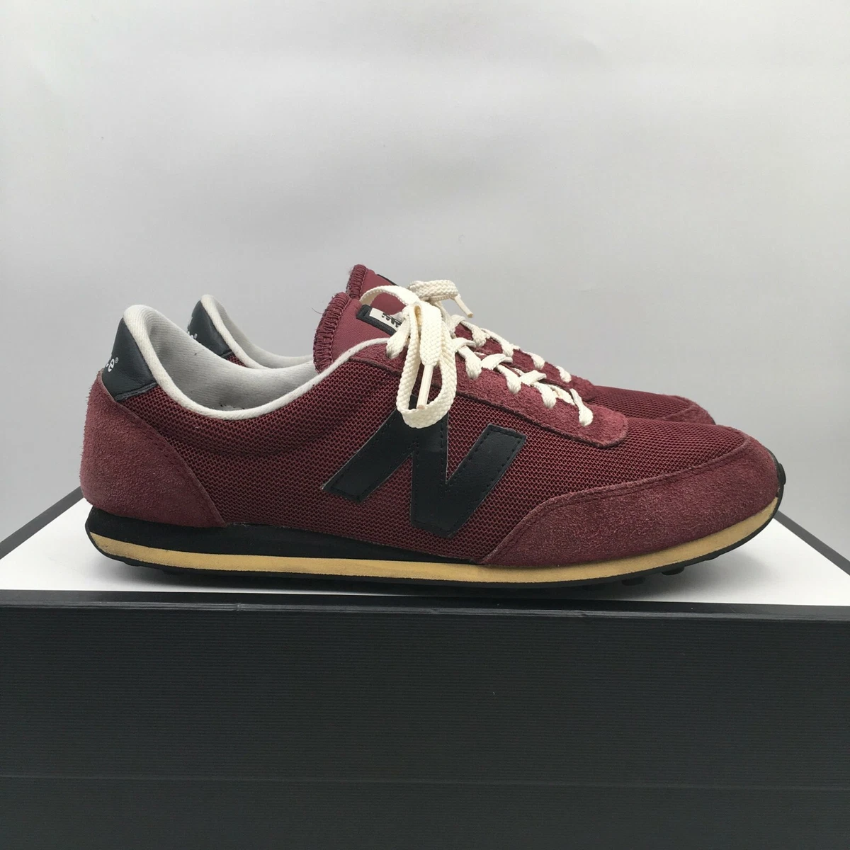 New Balance 410 U410VRK Burgundy/Black Running Shoes Low Top Sz 9 D | eBay