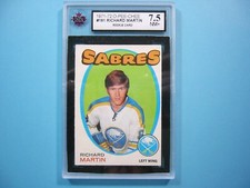 1971/72 O-PEE-CHEE NHL CARD #161 RICK RICHARD MARTIN ROOKIE RC KSA 7.5 NM+ OPC