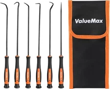 ValueMax Pick&Hook Set with Tool Bag 6PC TPR Handle Anti Slip Abrasion Resistant