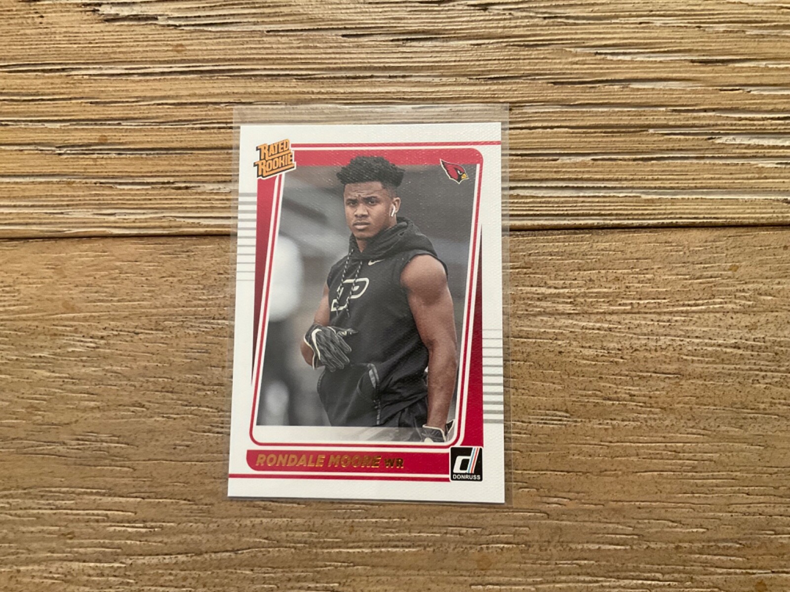 2021 Panini Donruss Rondale Moore Rated Rookie Portrait #270 Arizona Cardinals