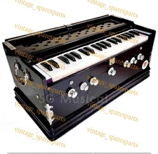 MUSICAL HARMONIUM OCTAVES~7 STOPS~DOUBLE REEDS~39 KEYS~DOUBLE FOLD BELLOW~440 HZ