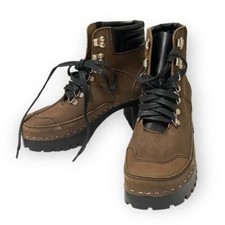 Swedish Hasbeens Boots, Trail Clog Boots, Brown Size 37EU