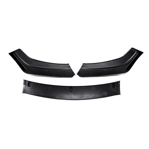 Glossy Black Front Bumper Lip Splitter Spoiler Body Kit For Toyota Corolla 07-12 - Picture 3 of 8