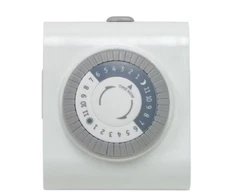 DEFIANT 15 Amp 24-Hour Plug-In Heavy-Duty Timer with 2-Grounded Outlets