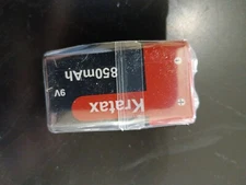 Battery 850mAh 9v rechargeable li-ion 9 Volt Lithium Ion Batteries Kratax LOT