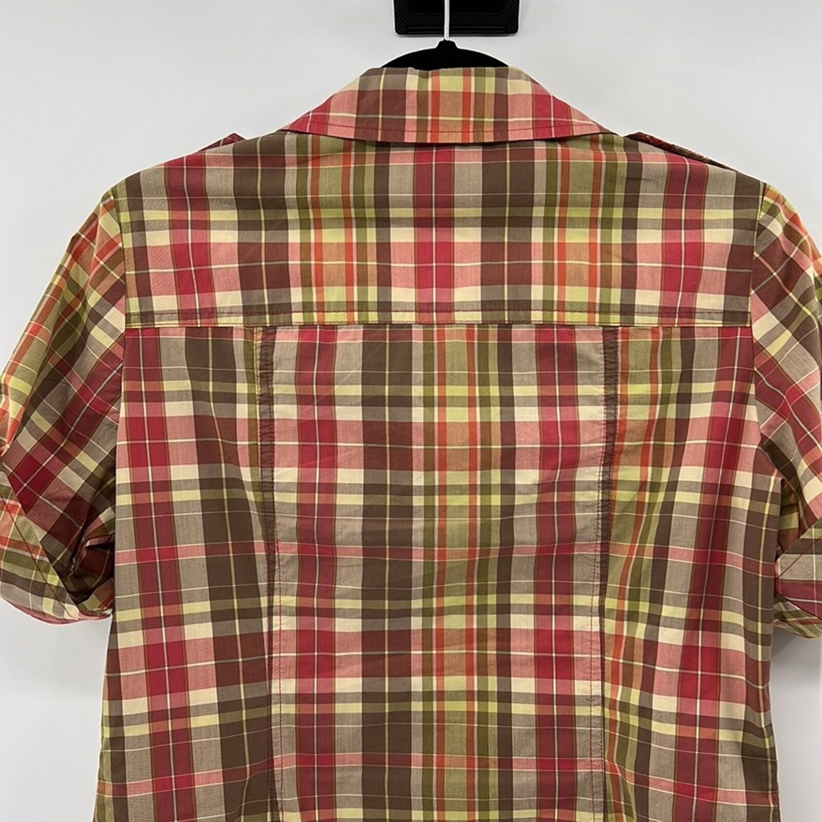 Pendleton Plaid Short Sleeve Button Down Shirt - … - image 7