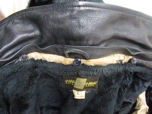 VINTAGE G-1 LEATHER MOTORCYCLE FLIGHT JACKET SIZE L + FUR LINER & COLLAR - Picture 18 of 18
