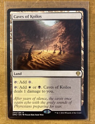 MTG✨CAVES OF KOILOS ART PRINT & CARD✨DMU MINT Julian Kok Joon