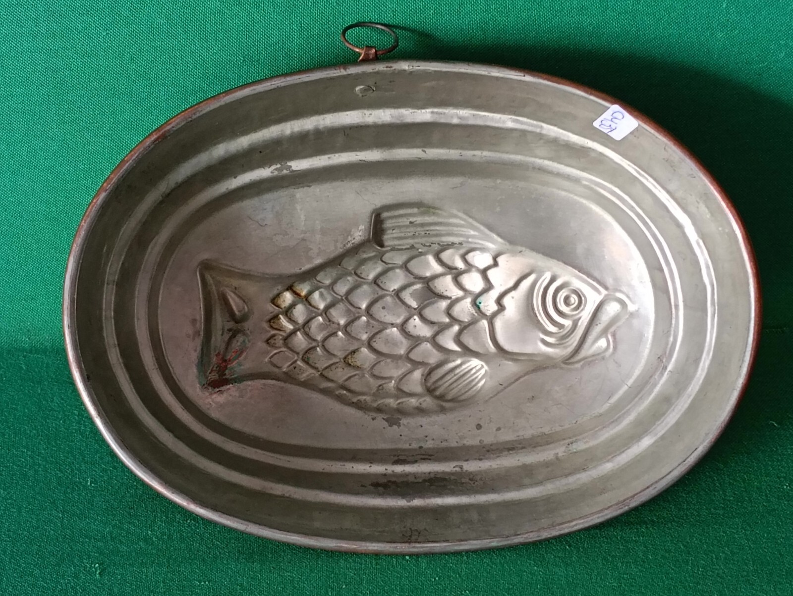 ANTIQUE OLD LARGE COPPER SHAPE PUDDING PUDDING BOWL CAKE MOLD. CM35