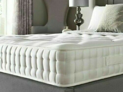 LUXURY ORTHOPAEDIC POCKET 4000 SPRUNG MATTRESS 3FT 4FT6 5FT KING SIZE - Picture 1 of 5