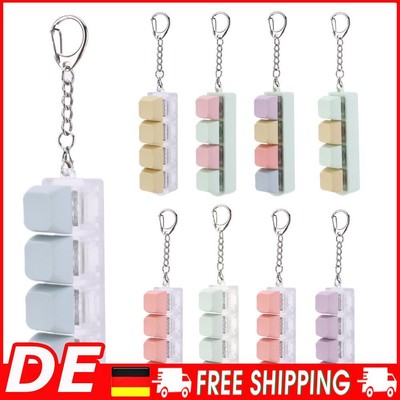 Keyboard Key  4 Keys Mechanical Key  DIY Keyboard Keychain  for Adult