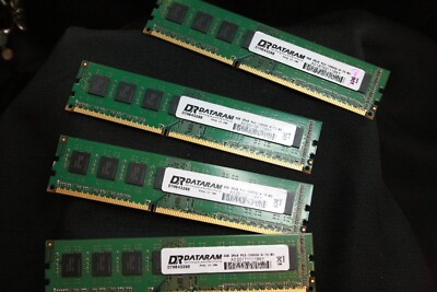 USED - Dataram   PC3-10600U-9-10-B0 -8gb total