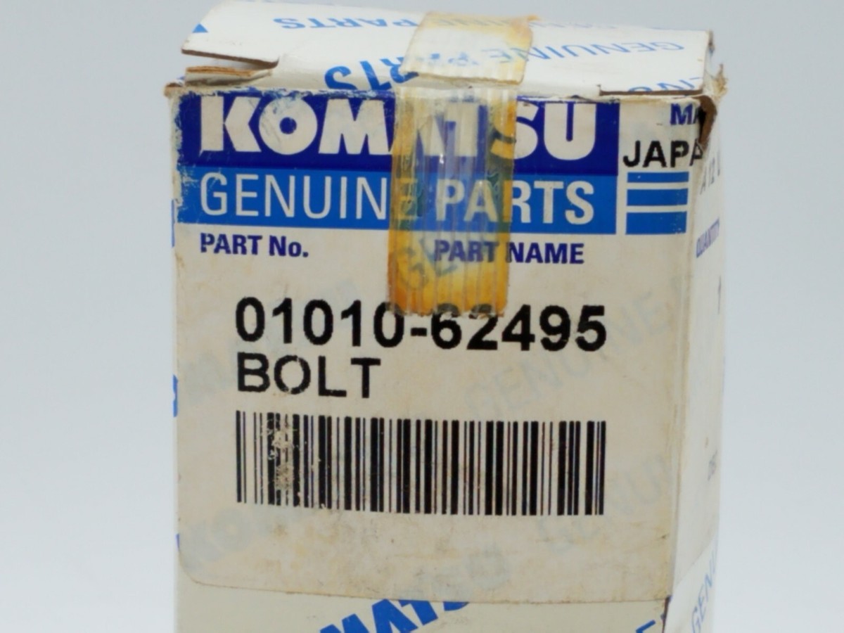 Komatsu 01010-62495 Bolt OEM Replacement Part Heavy Equipment NOS