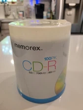 Memorex CD-R Digital Media 52X 700mb 80Min 100 Pack Brand New Factory Sealed
