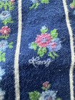 Cottagecore Tied Quilt Handmade Blue Floral Cotton Blanket 60x78 Twin Throw — photo 5