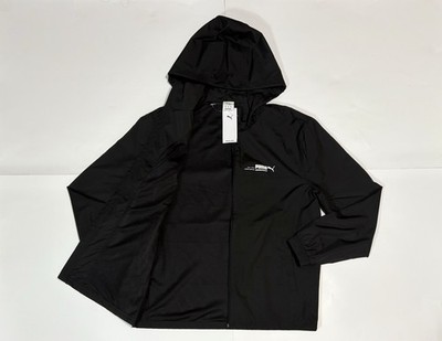 PUMA ESS Ripstop Woven Lightweight Jacket 686100_01 Black Men s Size Medium NWT
