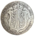1904 Edward VII Half Crown — photo from another recent sale