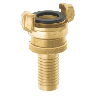GEKA  Schlauchstück SD mit Tülle für 1 Zoll Schlauch 25 mm Messing