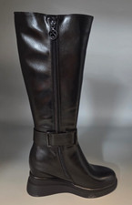 stivali scarpe donna Solo Soprani alti sotto il ginocchio con zeppa esterna