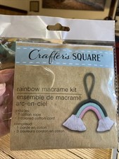 Crafter Square Mini Rainbow Macrame Kit t SEALED NEW