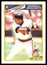 Reggie Jackson 1987 Topps Woolworth Baseball Highlights #4 Angels MLB READ