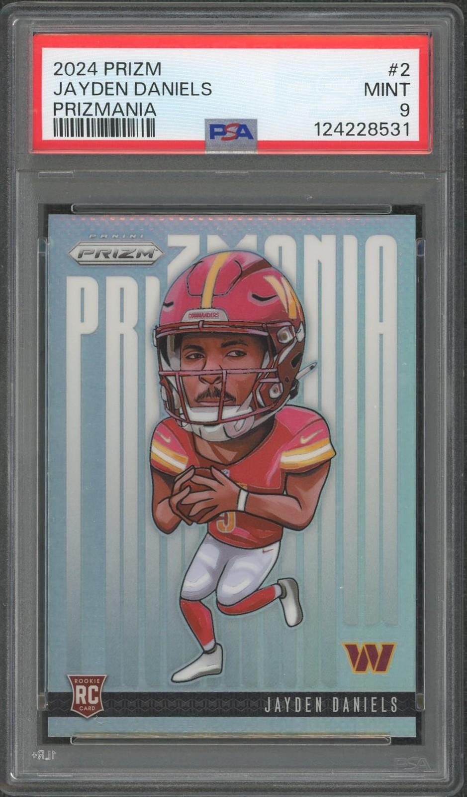 2024 Panini Prizm Jayden Daniels Prizmania PSA 9