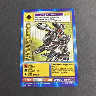 Machinedramon CP-27 - Mint 1999 - Bandai Trading Card cereal promo Digimon