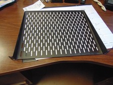 1 Space Cantilever Keyboard Server Data Rack Mount Shelf 19" 1U 15" Deep Vented