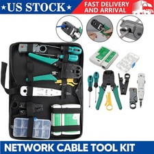 Network Tool Kit - RJ45 Crimper, Tester  Strippers for Ethernet Cable Work